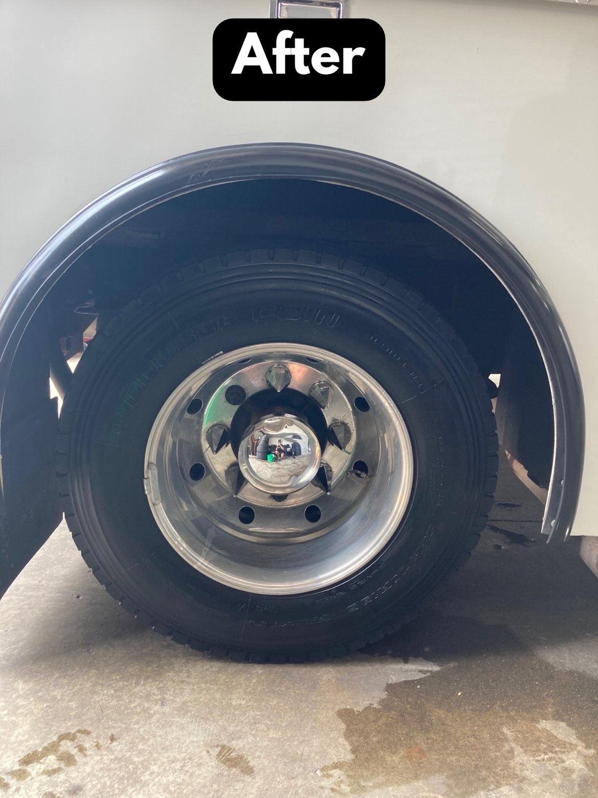 Wheels and tires after detail